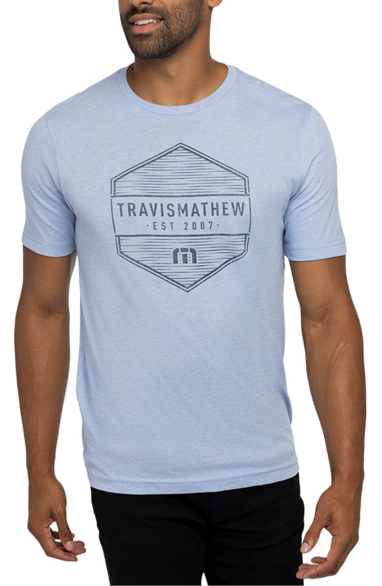TravisMathew Pineapple Sage Graphic Tee, Main, color, 