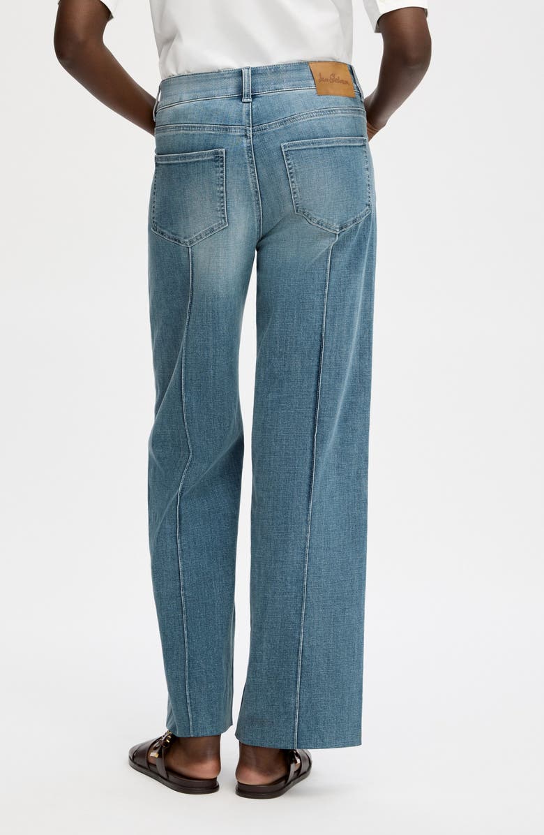 Sam Edelman High Waist Wide Leg Trouser Jeans, Alternate, color, Poppy Indigo Wash