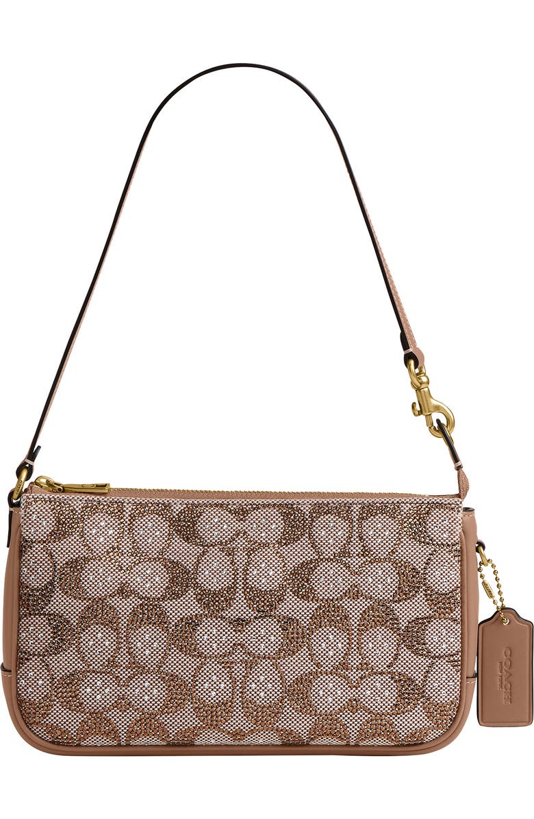 COACH Crystal Signature Jacquard Plaza Bag, Main, color,