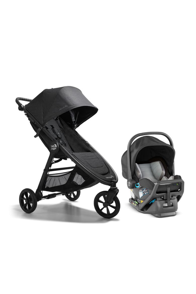 city mini® GT2 Stroller & City GO™ 2 Infant Car Seat Travel System, Main, color, OPLUENT BLACK