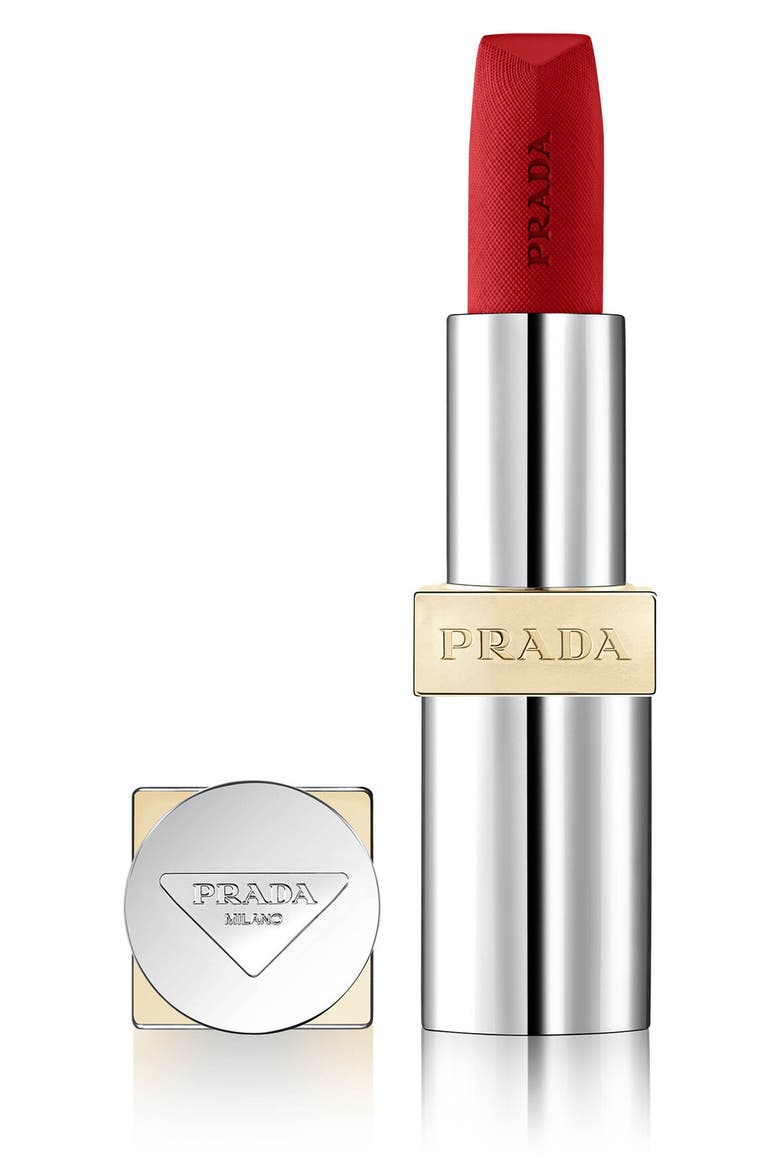 Monochrome Hyper Matte Refillable Lipstick, Main, color, R27 RUBINO - Orange red