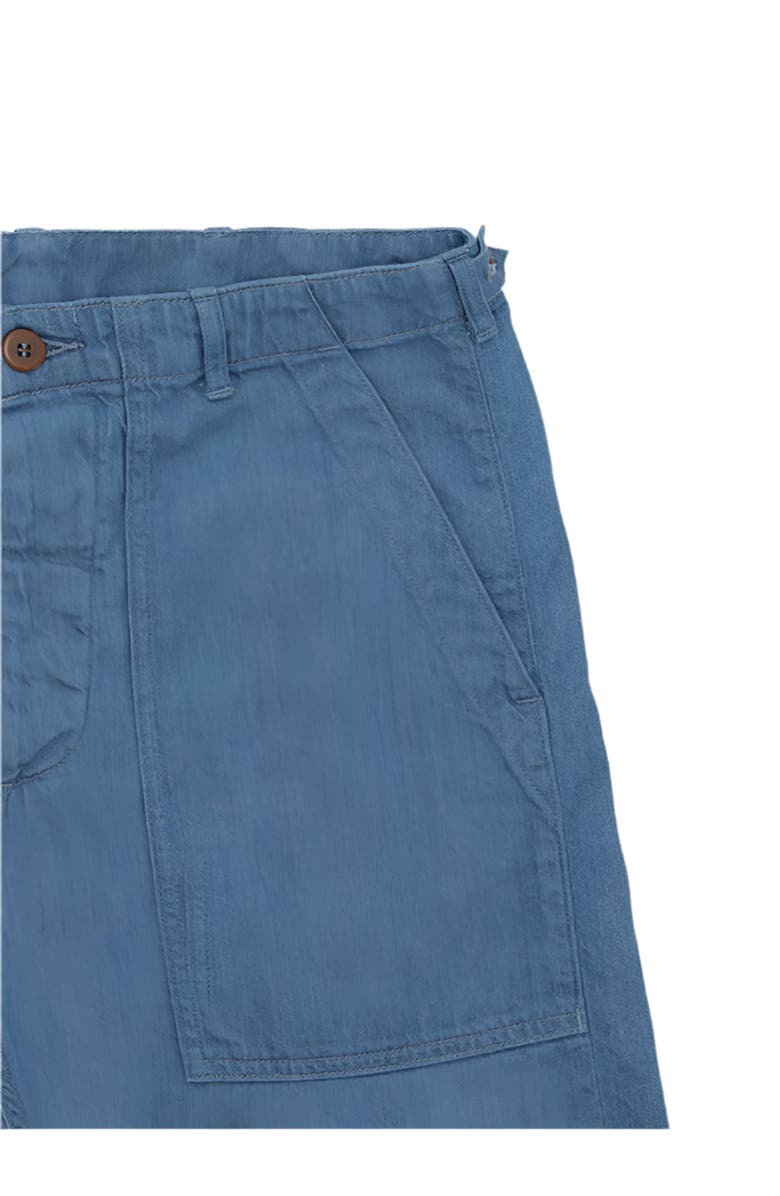 Fortela Japanese Denim Fatigue Trousers, Alternate, color, Sky