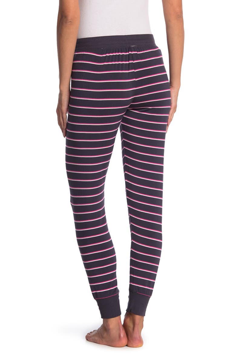 Stripe Pajama Joggers, Alternate, color, SLATE