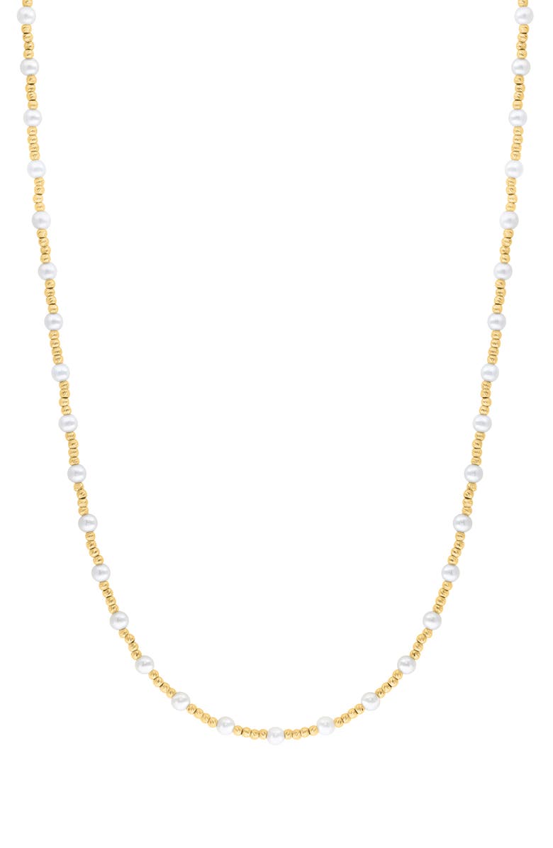 EFFY Freshwater Pearl Beaded Necklace, Main, color, White