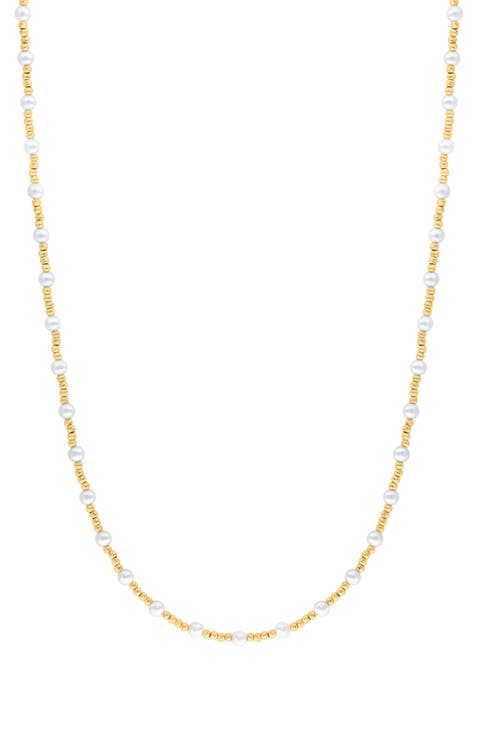Freshwater Pearl Beaded Necklace