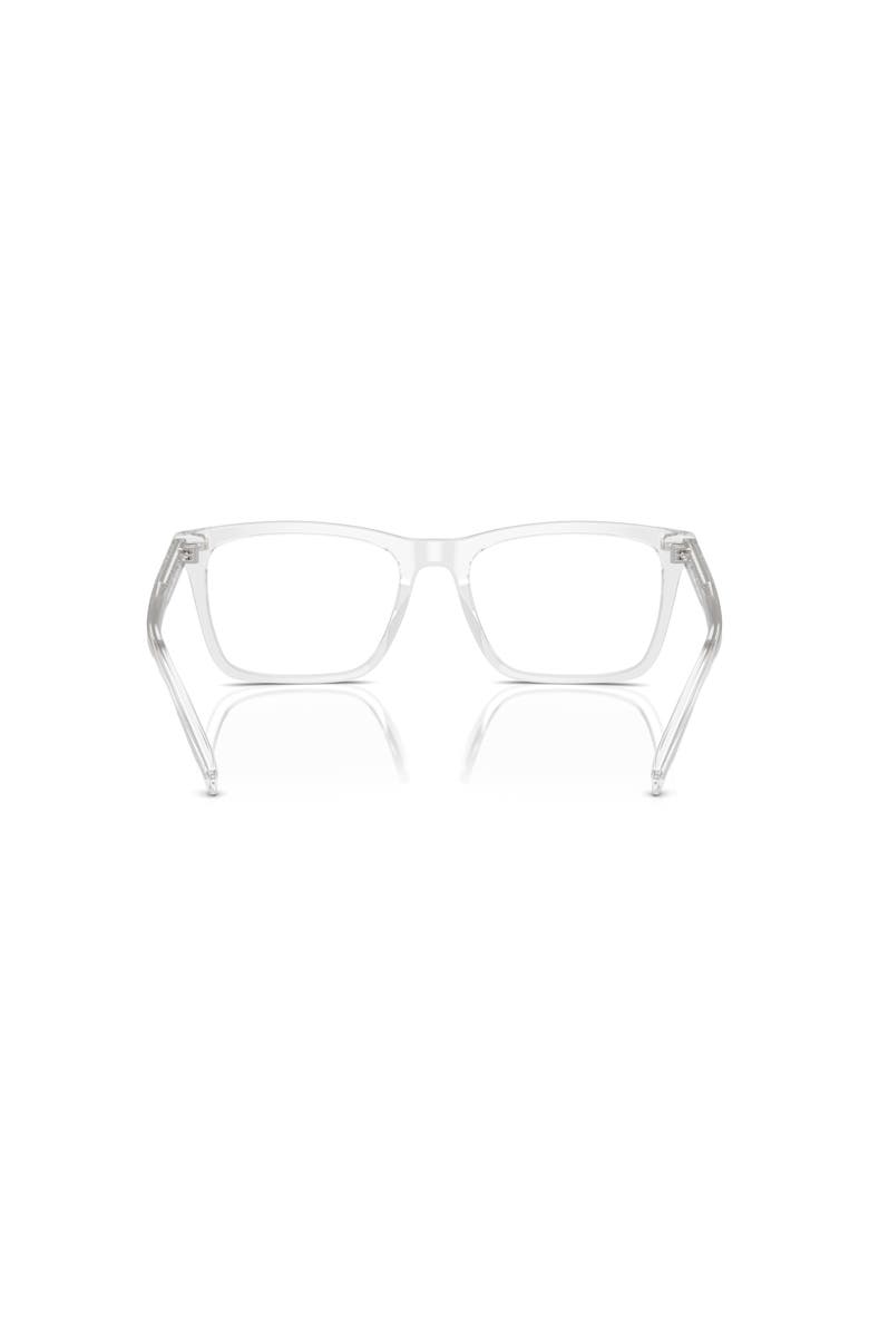 COACH 57mm Square optical glasses, Alternate, color, Transparent