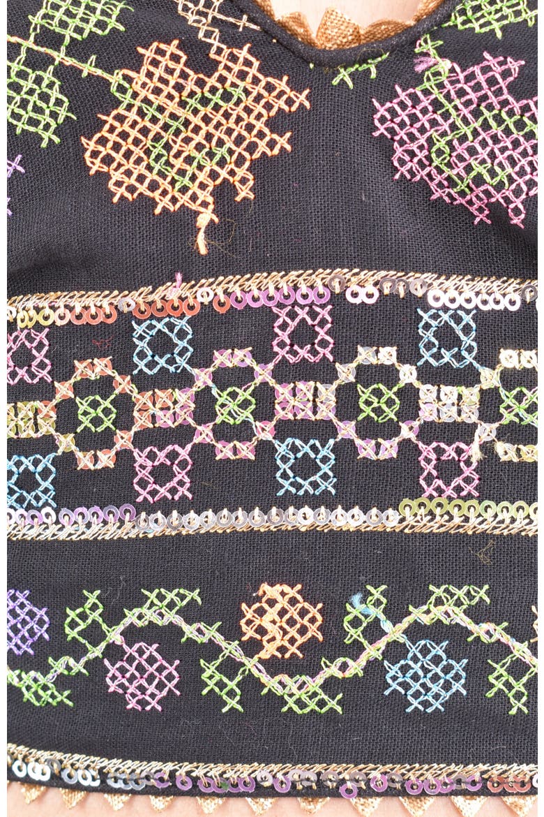 Zoya Sequins Embroidered Chaniya Choli Set, Alternate, color, Black