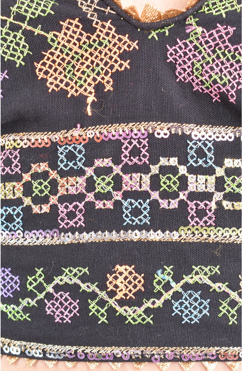 RAAS Zoya Sequins Embroidered Chaniya Choli Set, Alternate, color, Black