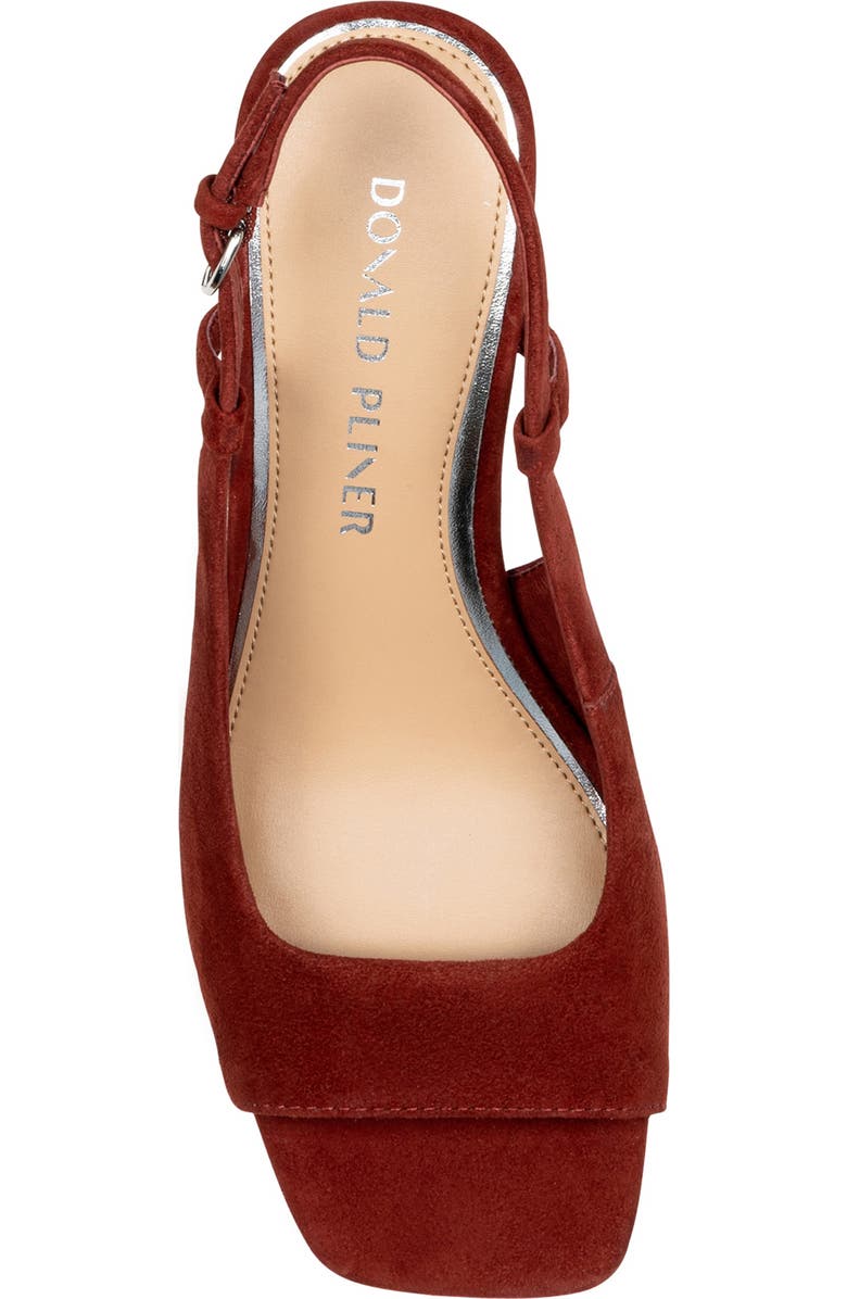 Donald Pliner Grinn Peep Toe Slingback Sandal, Alternate, color, Redwood