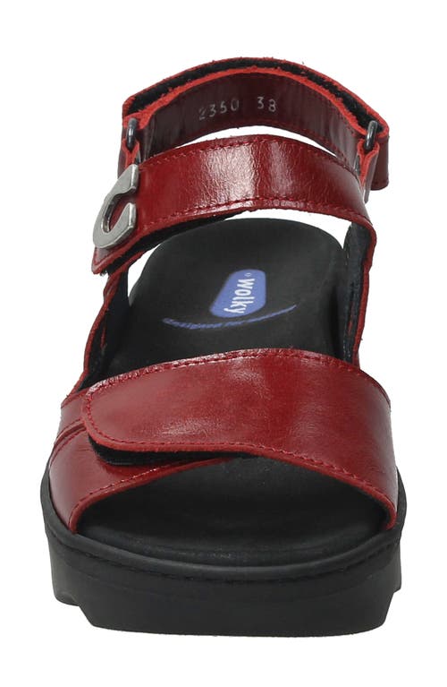 Wolky Medusa Sandal In Oxblood