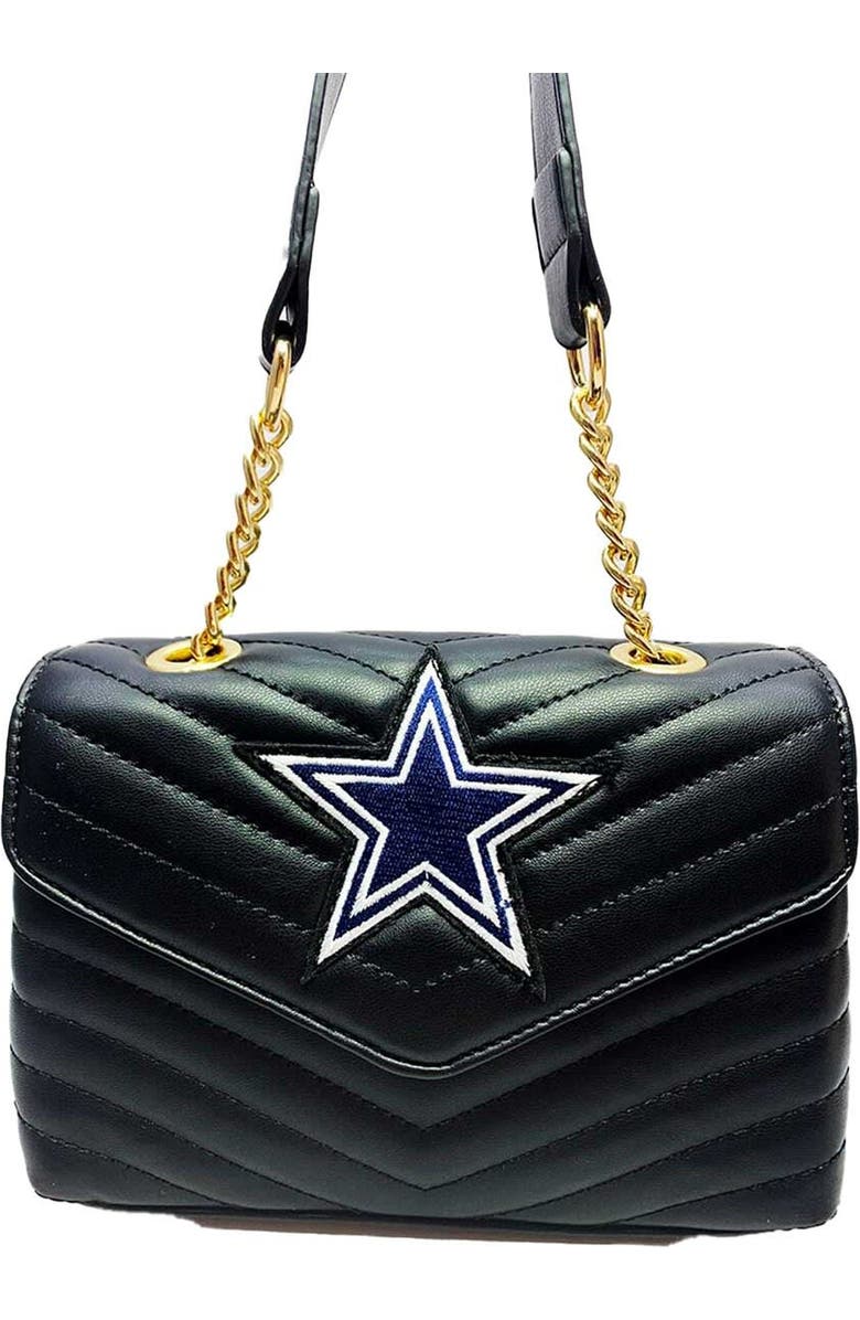 CUCE Dallas Cowboys Quilted Crossbody Purse, Main, color,