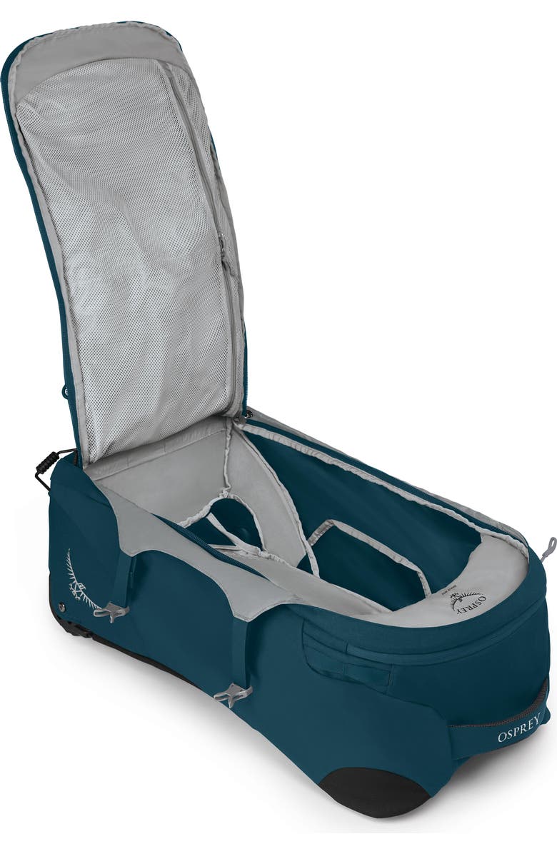 Osprey Fairview<sup>®</sup> 65-Liter Wheeled Travel Backpack, Alternate, color, Night Jungle Blue