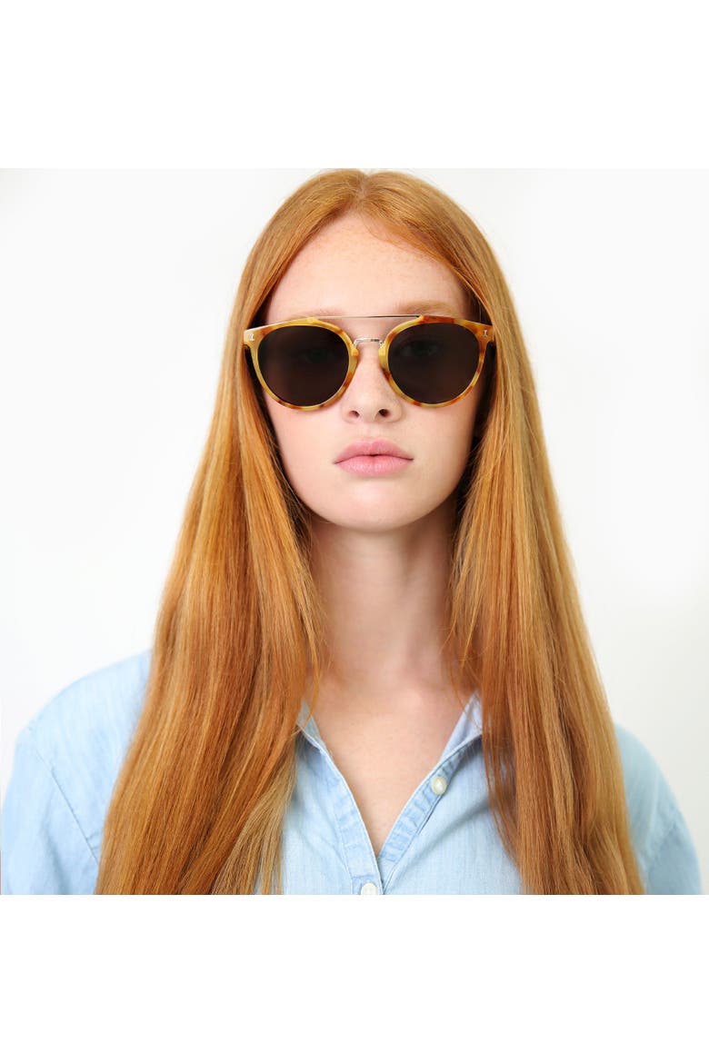 Puglia Sunglasses, Alternate, color, Havana