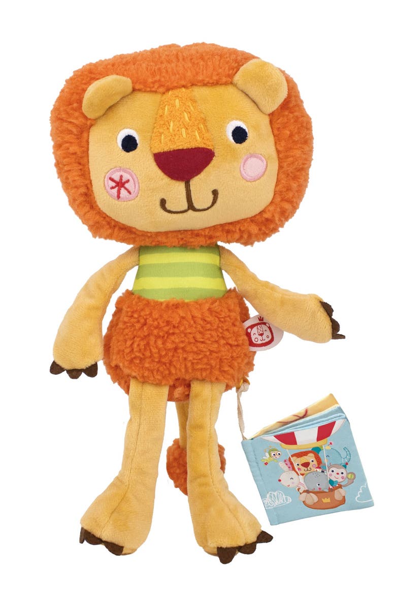 Bababoo Lion Hide-and-Seek Book & Plush Set, Alternate, color, Grey