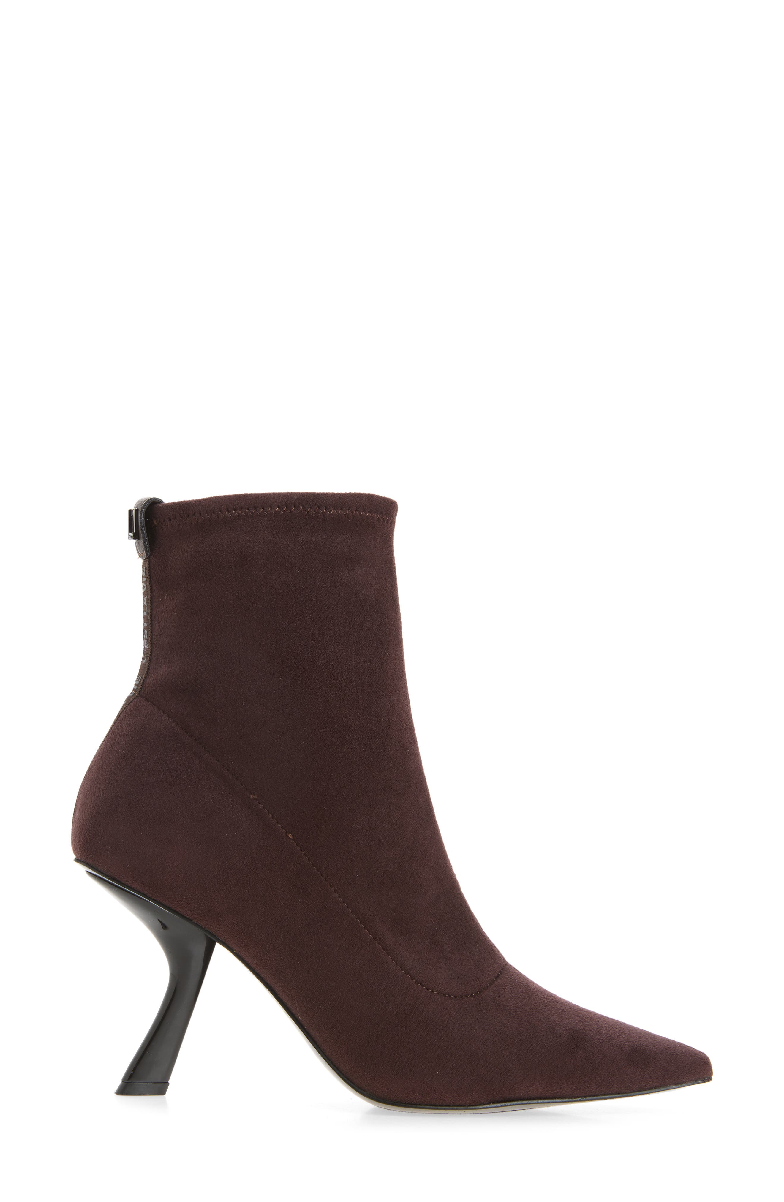 Kelsa Pointed Toe Bootie, Alternate, color, CHOCOLATE