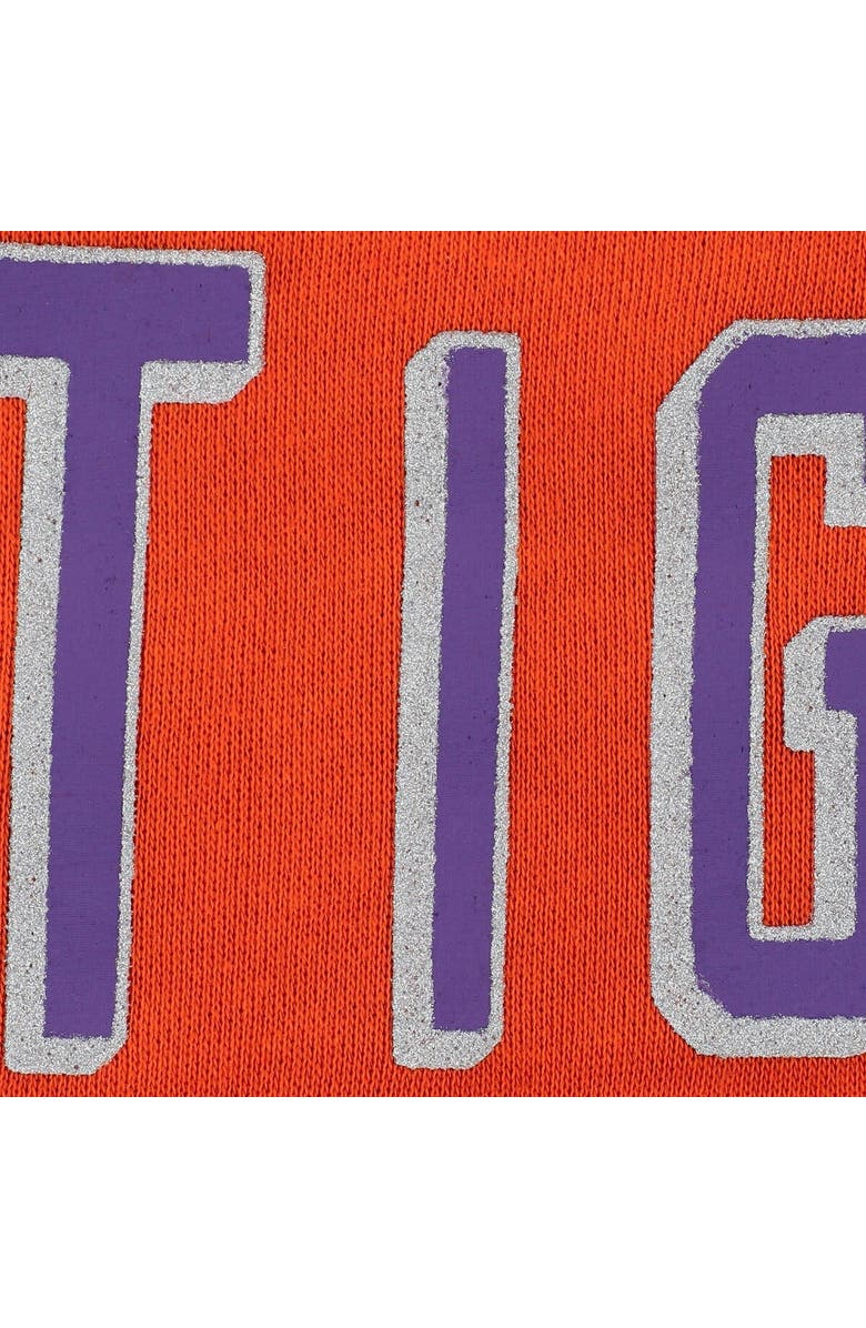 G-III 4HER BY CARL BANKS Women's G-III 4Her by Carl Banks Orange/White Clemson Tigers 3rd Down Short Sleeve T-Shirt Dress, Alternate, color, Orange