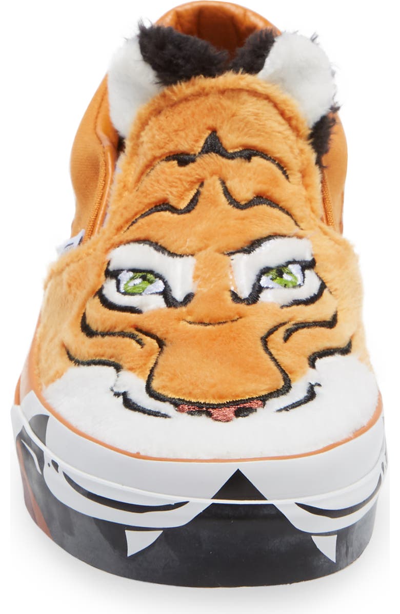 Vans x Project CAT Classic Slip-On Wild Tiger Sneaker, Alternate, color,