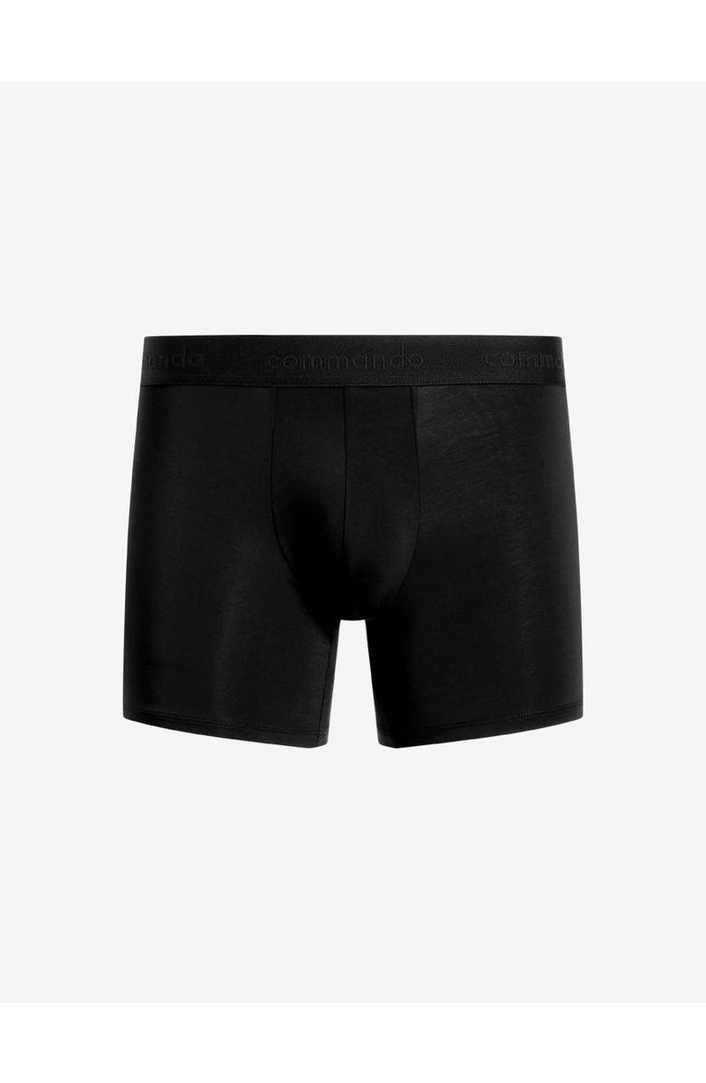 Commando Essential Modal Modern Fit Boxer Brief, Main, color, Black