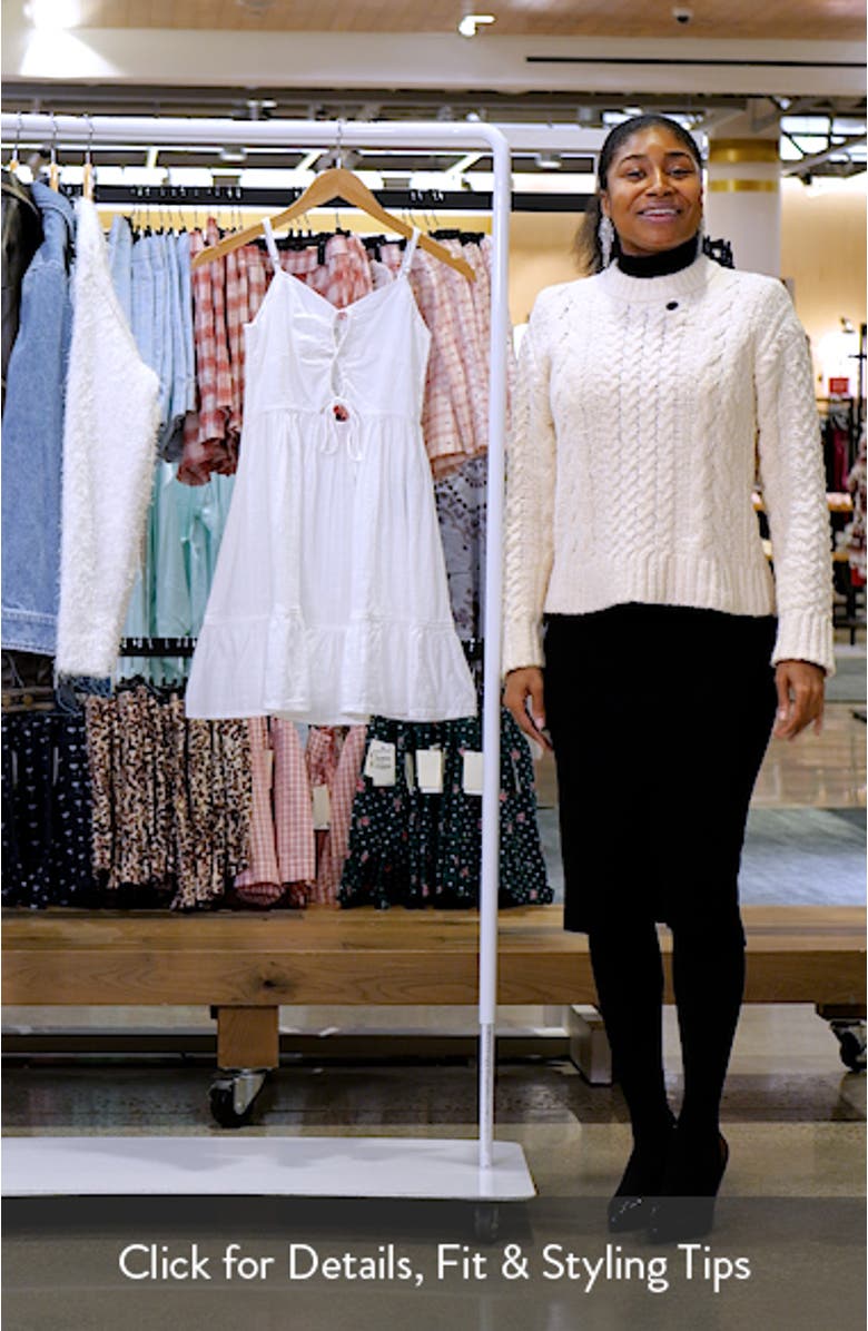 Jasmine Cutout Tiered Sleeveless Minidress, sales video thumbnail