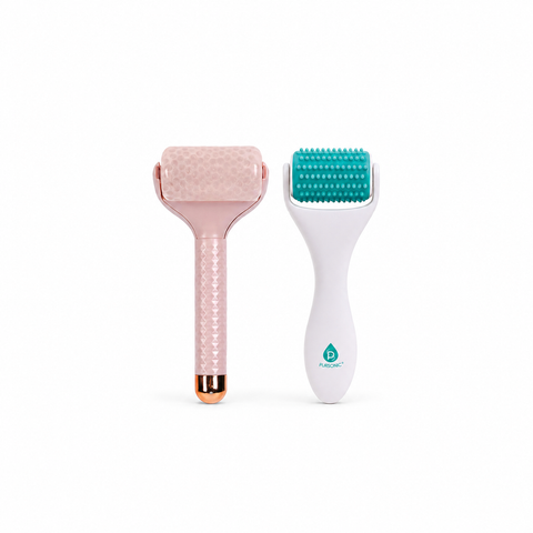 Facial Contour & Glow Roller & Ice Facial Massage Roller Bundle