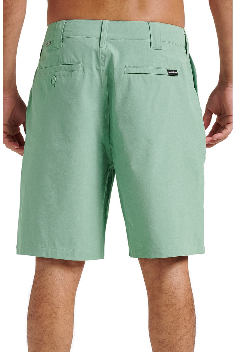 Union Heather Amphibian Hybrid Shorts, Alternate, color, GRANITE GREEN