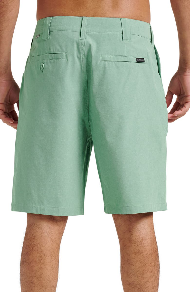 Quiksilver Union Heather Amphibian Hybrid Shorts, Alternate, color, Granite Green