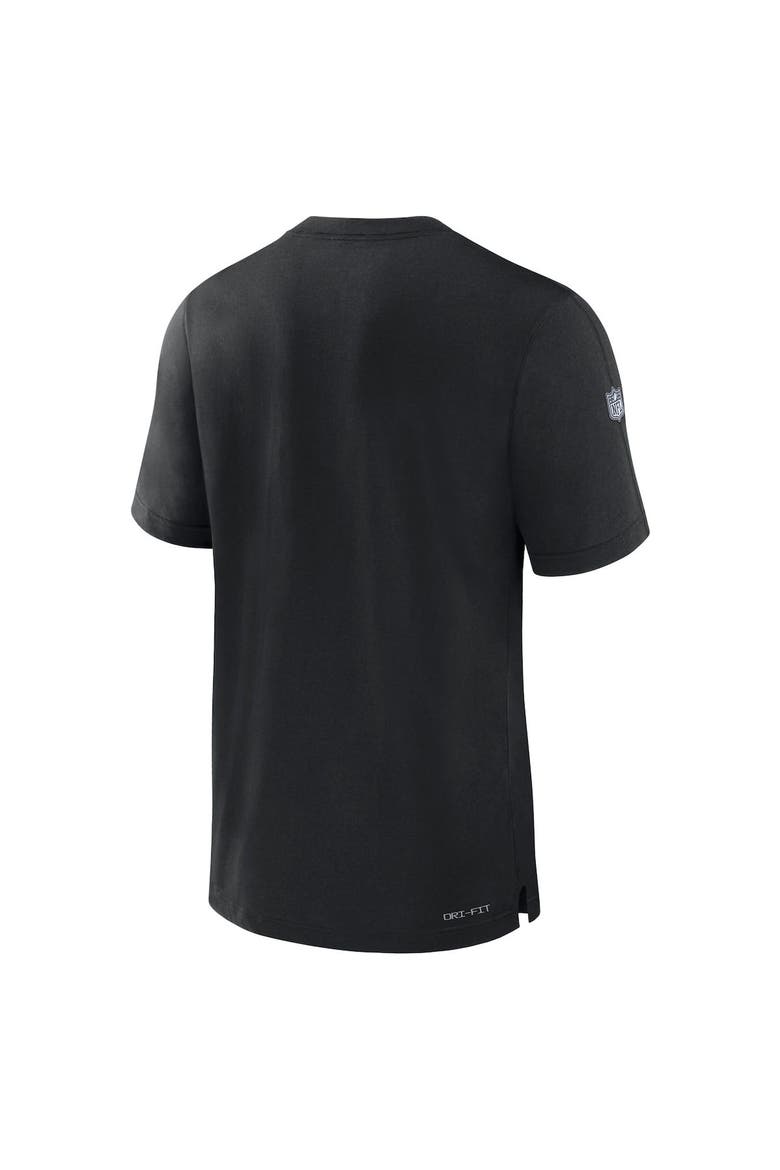 Men's Nike Black Las Vegas Raiders 2023 Sideline Performance T-Shirt, Alternate, color, Black