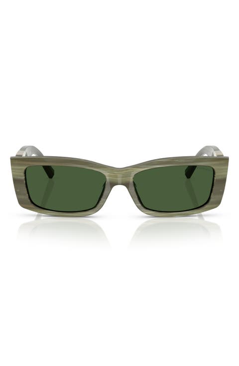 54mm Rectangular Sunglasses