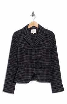 Reformation Mabel Belted Wool Blend Jacket