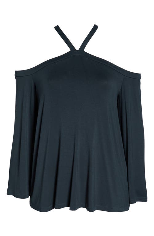 Tart Lemon Lydia Cold Shoulder Top In Urban Chic