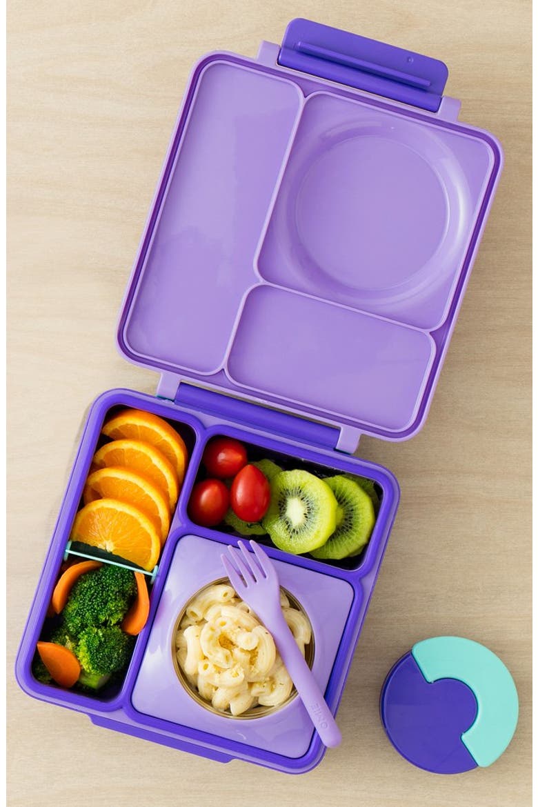OmieBox Bento Lunch Box for Kids, Alternate, color, Purple Plum