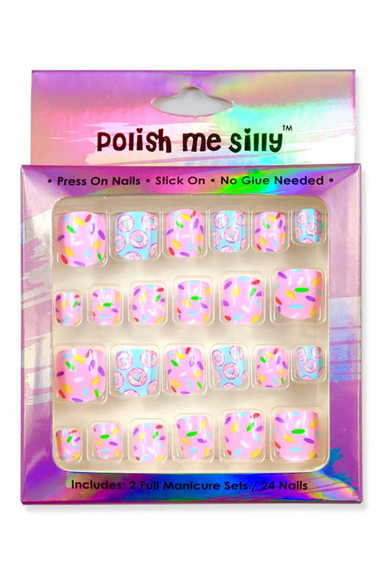 Kids' Sweet Treats Press-On Nails, Main, color, SWEET TREATS