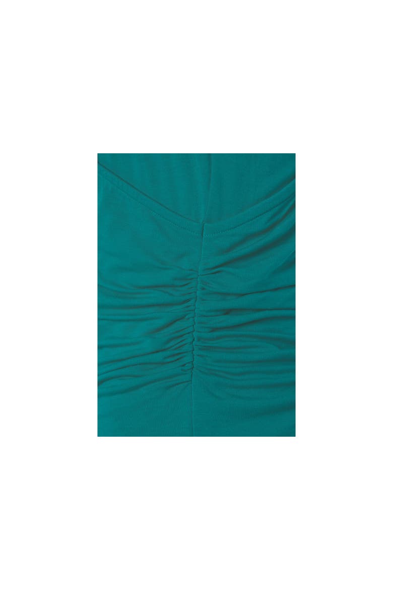 Wrap Look Sleeveless Top, Alternate, color, Teal
