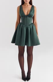 HOUSE OF CB Emmeliette Satin Minidress