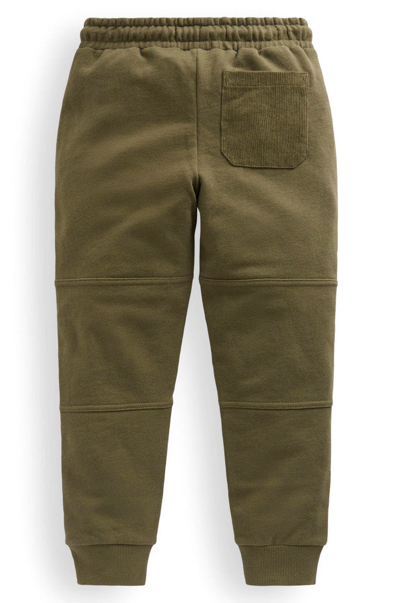 Mini Boden Kids' Warrior Knee Joggers, Alternate, color, Woodland Green Cord