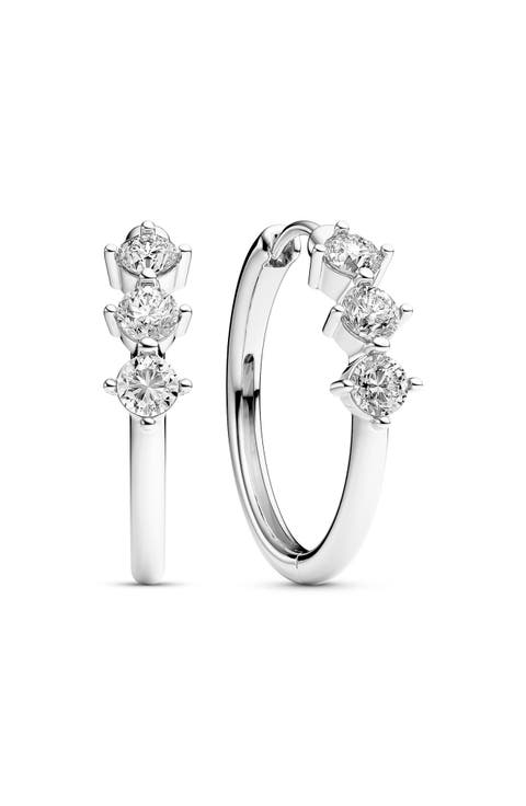 Princess Creolo Grande Cubic Zirconia Earrings
