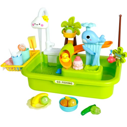 Easy Playhouse 4In1 Play Sink, Running Water Faucet, Kitchen & Bath Toys in Multicolored  product