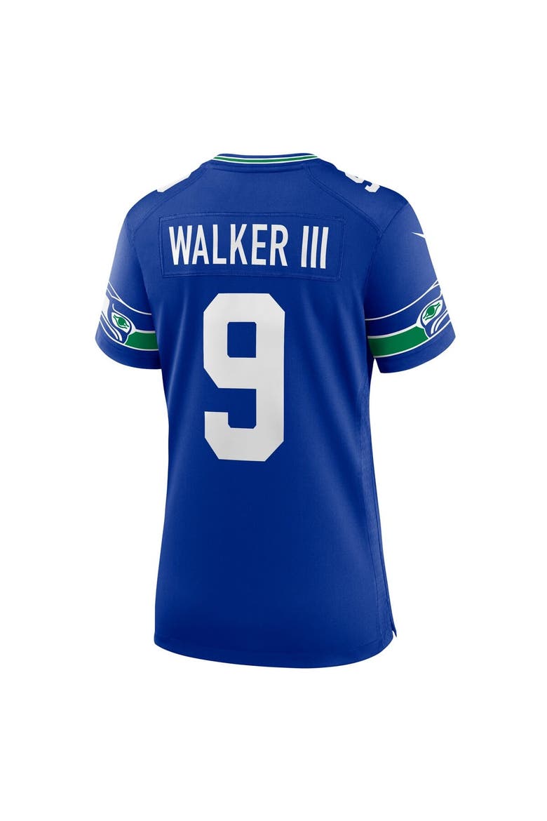 Women's Nike Kenneth Walker III Royal Seattle Seahawks Alternate 2 50th Season Game Jersey, Alternate, color, Royal