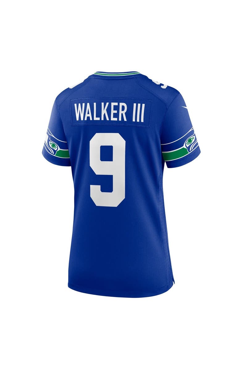 Nike Women's Nike Kenneth Walker III Royal Seattle Seahawks Alternate 2 50th Season Game Jersey, Alternate, color, Royal