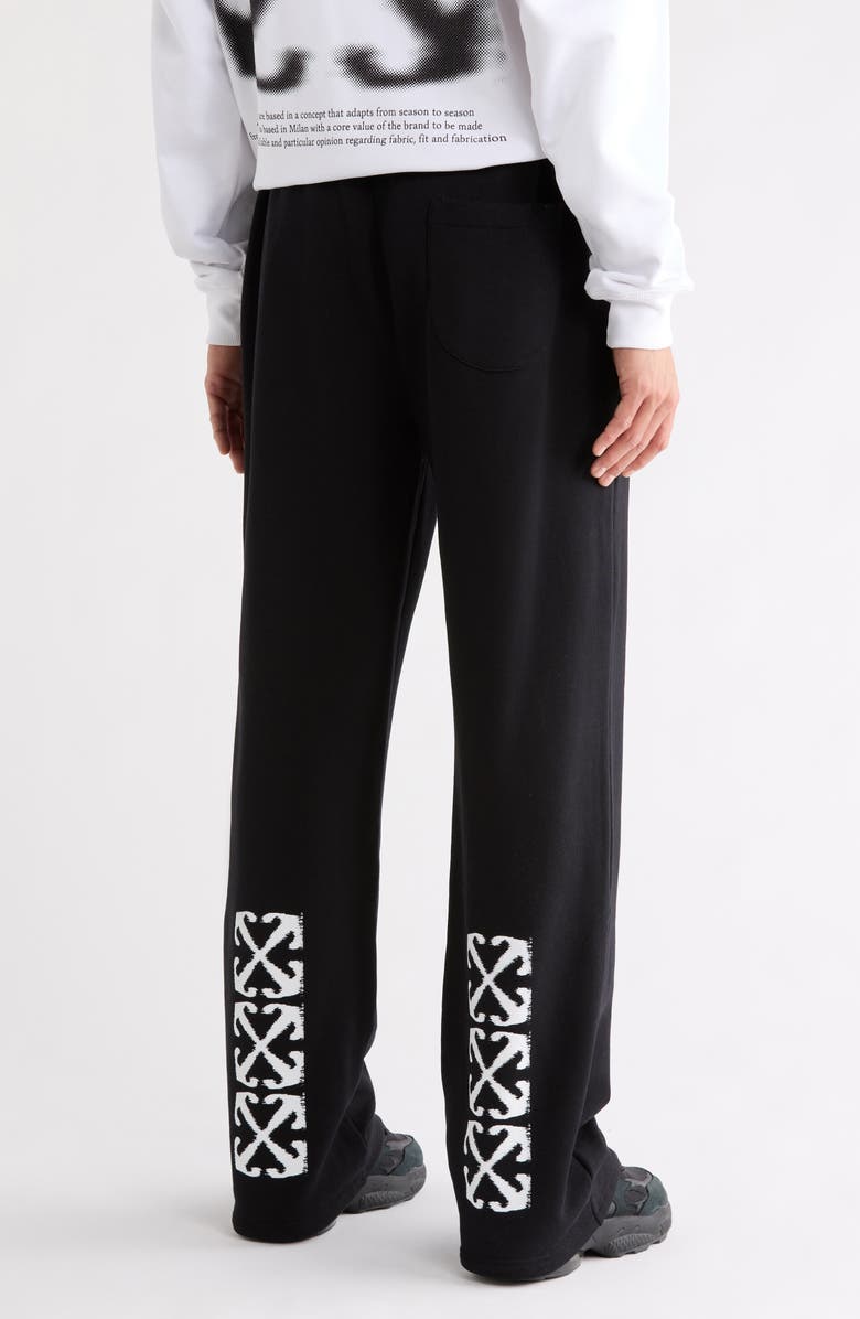 Off-White Windy Arrow Sweatpants, Alternate, color, Black-White