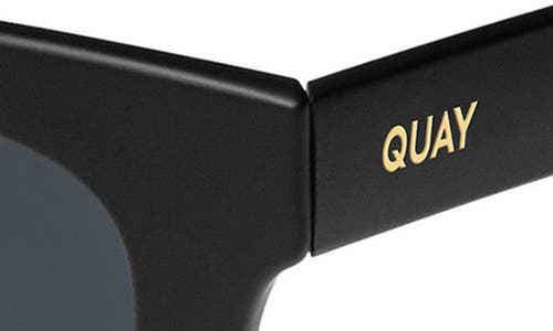 Quay Women's After Hours Sunglasses In Matte Black/smoke In Black/smoke Polarized