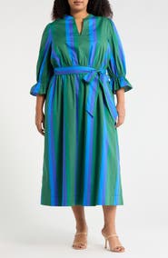 SUGARLIPS Dolary Stripe Sena Shirtdress