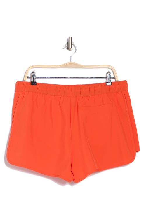 Original Penguin Essential Solid Drawstring Shorts In Fiesta