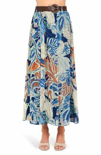 Print Ankle Skirt