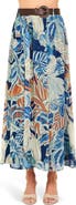 FLYING TOMATO Print Ankle Skirt