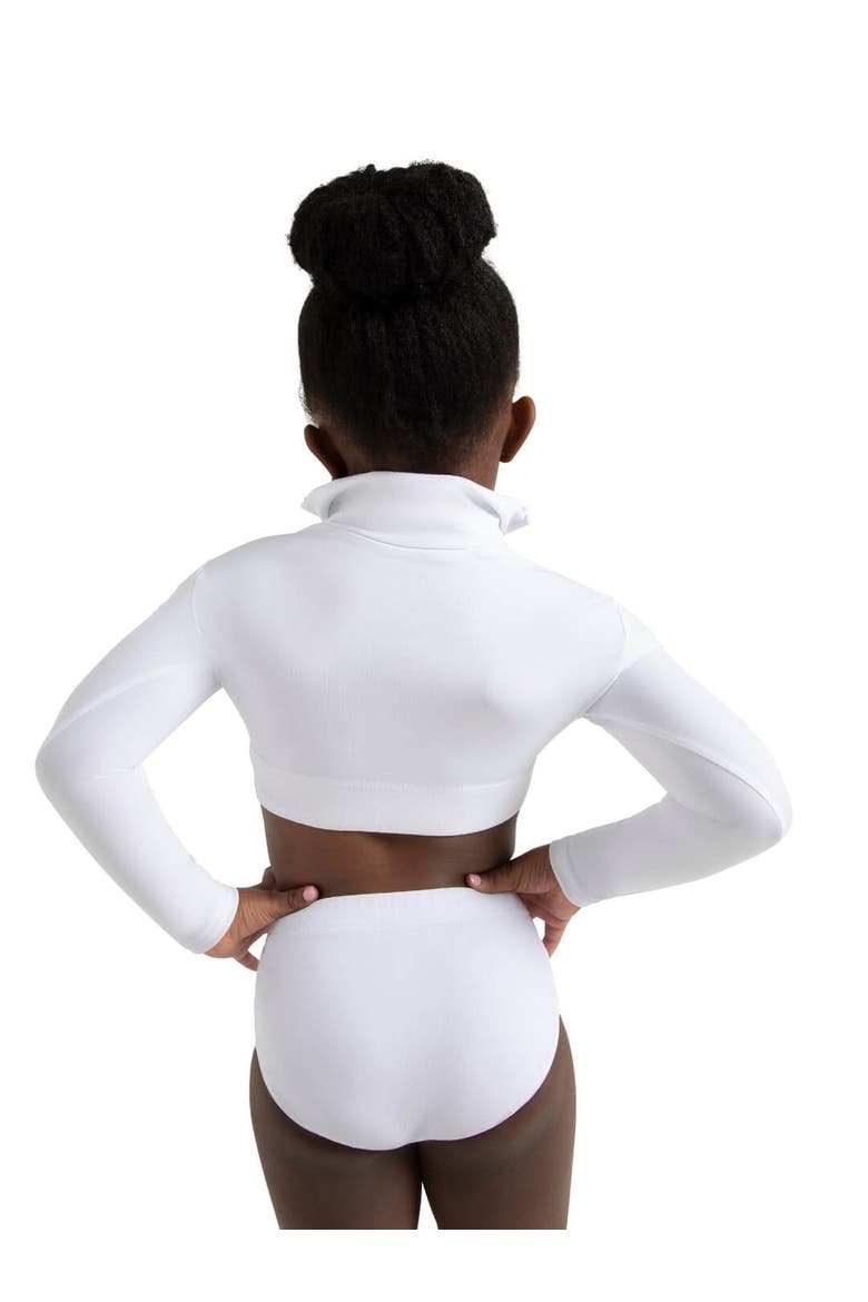 Turtleneck Long Sleeve Top, Alternate, color, White