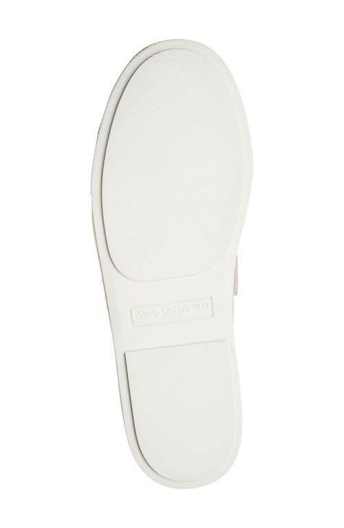 KARL LAGERFELD KARL LAGERFELD PARIS REMMY RHINESTONE SLIP-ON SNEAKER