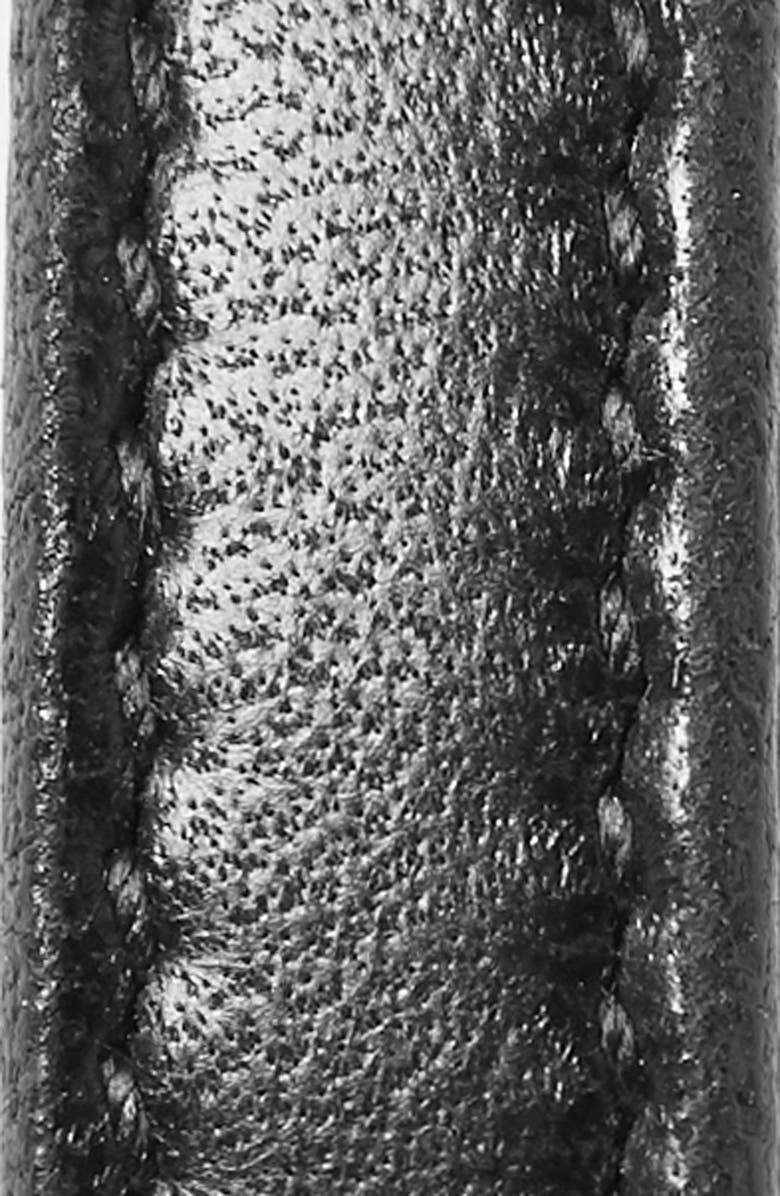 Saint Laurent Call Me Crystal Embellished Skinny Leather Belt, Alternate, color, 