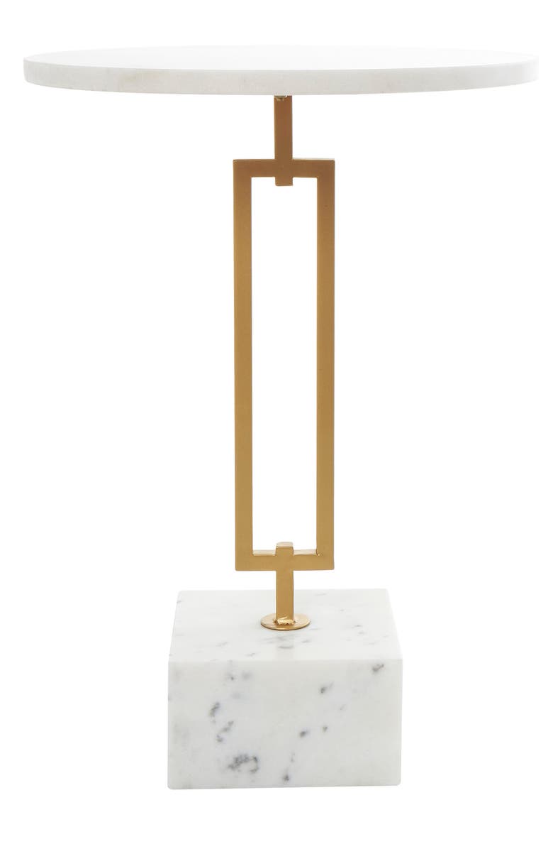 VIVIAN LUNE HOME Marble Accent Table, Alternate, color, 