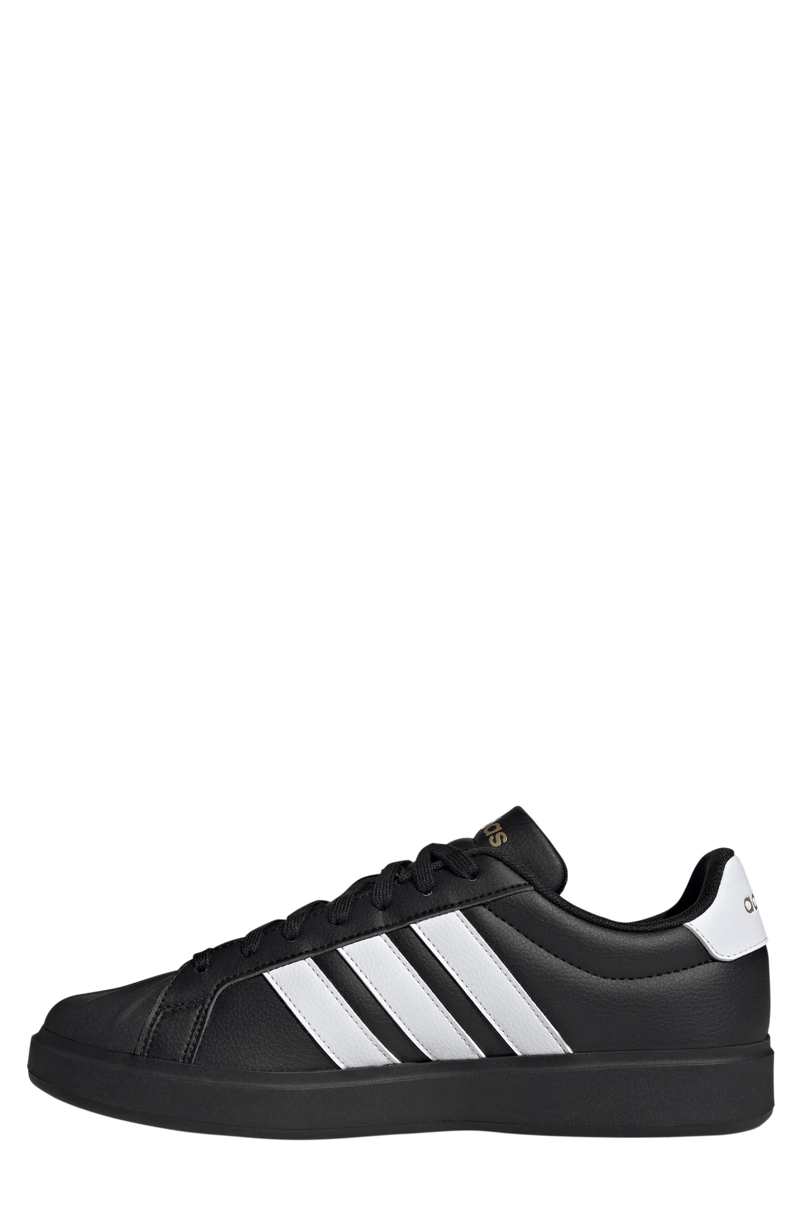 adidas Streettalk Sneaker, Alternate, color, Black/ White/ Matte Gold